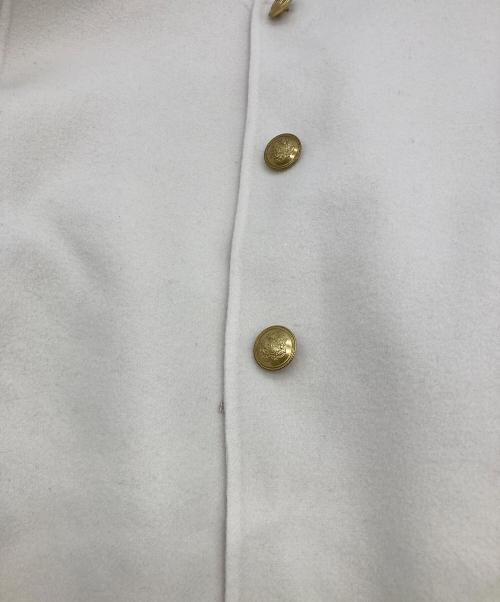 23区（ニジュウサンク）23区 (ニジュウサンク) 金釦ノーカラージャケット ベージュ サイズ:32の古着・服飾アイテム