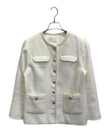 HER LIP TO（ハーリップトゥ）の古着「Classic Long Tweed Jacket」｜ホワイト
