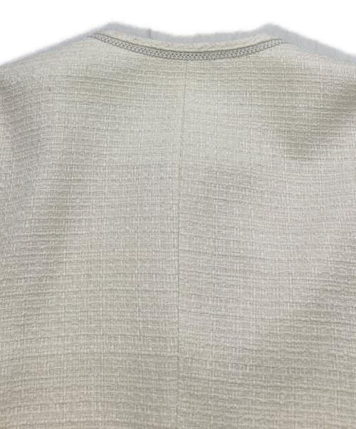 HER LIP TO（ハーリップトゥ）Her lip to (ハーリップトゥ) Classic Long Tweed Jacket ホワイト サイズ:Sの古着・服飾アイテム