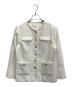 Her lip to（ハーリップトゥ）の古着「Classic Long Tweed Jacket」｜ホワイト