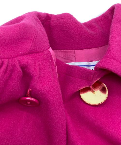 Yves Saint Laurent（イヴサンローラン）Yves Saint Laurent (イヴサンローラン) ウールコート ピンク サイズ:9A3の古着・服飾アイテム