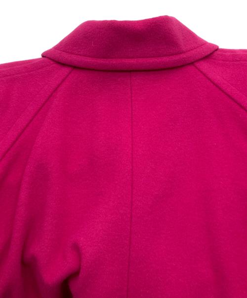 Yves Saint Laurent（イヴサンローラン）Yves Saint Laurent (イヴサンローラン) ウールコート ピンク サイズ:9A3の古着・服飾アイテム