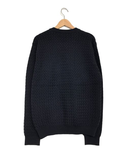 Salvatore Ferragamo（サルヴァトーレ フェラガモ）Salvatore Ferragamo (サルヴァトーレ フェラガモ) クルーネックニット ネイビー サイズ:SIZE Lの古着・服飾アイテム