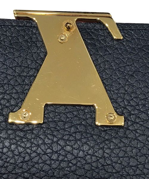 LOUIS VUITTON（ルイ ヴィトン）LOUIS VUITTON (ルイ ヴィトン) ポルトフォイユ・カプシーヌ ネイビーの古着・服飾アイテム
