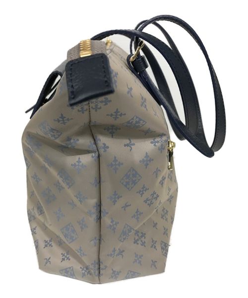 russet（ラシット）russet (ラシット) トートバッグ ベージュ×ネイビーの古着・服飾アイテム