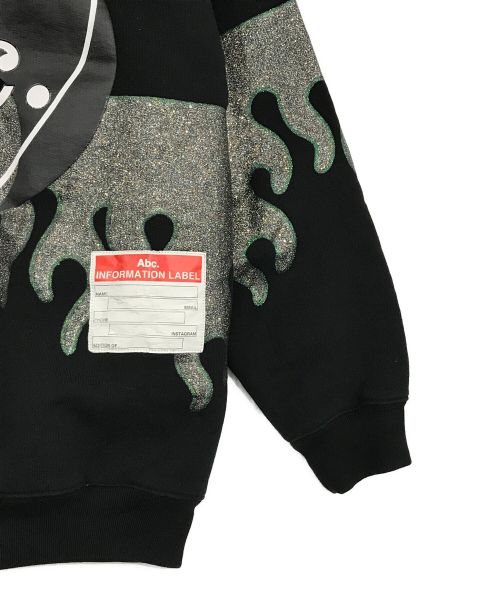 Advisory Board Crystals（アドバイザリー ボード クリスタルズ）Advisory Board Crystals (アドバイザリー ボード クリスタルズ) プリントスウェット ブラック サイズ:SIZE Sの古着・服飾アイテム