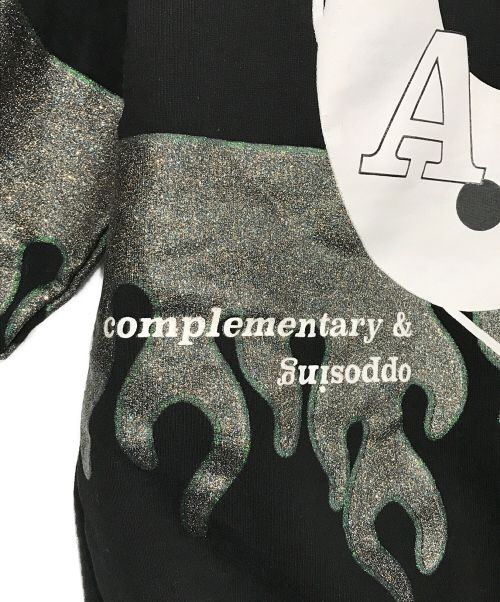 Advisory Board Crystals（アドバイザリー ボード クリスタルズ）Advisory Board Crystals (アドバイザリー ボード クリスタルズ) プリントスウェット ブラック サイズ:SIZE Sの古着・服飾アイテム