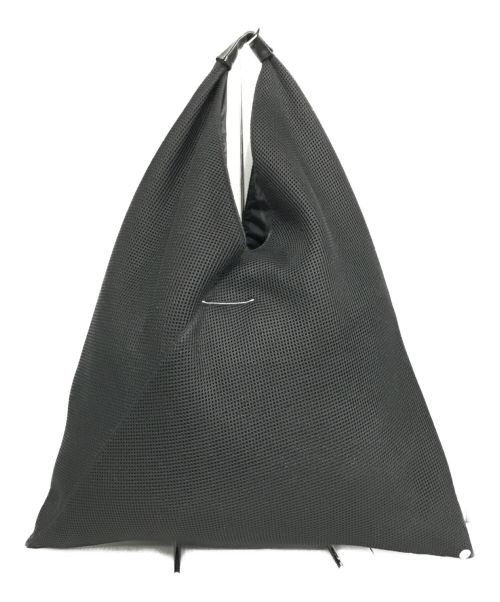 MM6 Maison Margiela（エムエムシックスメゾンマルジェラ）MM6 Maison Margiela (エムエムシックス メゾンマルジェラ) トライアングル メッシュ トートバッグ ブラックの古着・服飾アイテム