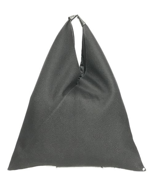 MM6 Maison Margiela（エムエムシックスメゾンマルジェラ）MM6 Maison Margiela (エムエムシックス メゾンマルジェラ) トライアングル メッシュ トートバッグ ブラックの古着・服飾アイテム