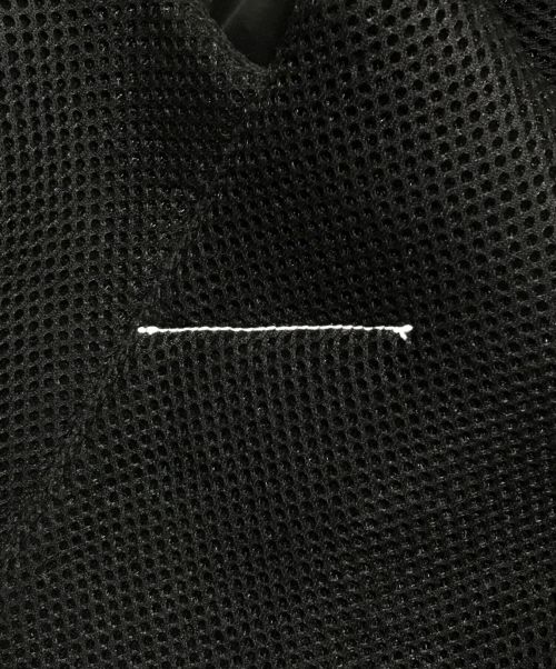 MM6 Maison Margiela（エムエムシックスメゾンマルジェラ）MM6 Maison Margiela (エムエムシックス メゾンマルジェラ) トライアングル メッシュ トートバッグ ブラックの古着・服飾アイテム