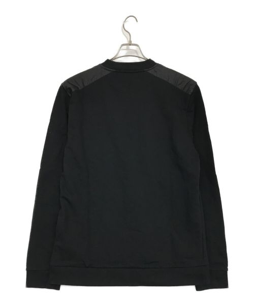 PRADA（プラダ）PRADA (プラダ) ロゴプリントナイロン切り替えスウェット ブラック サイズ:SIZE　XXLの古着・服飾アイテム