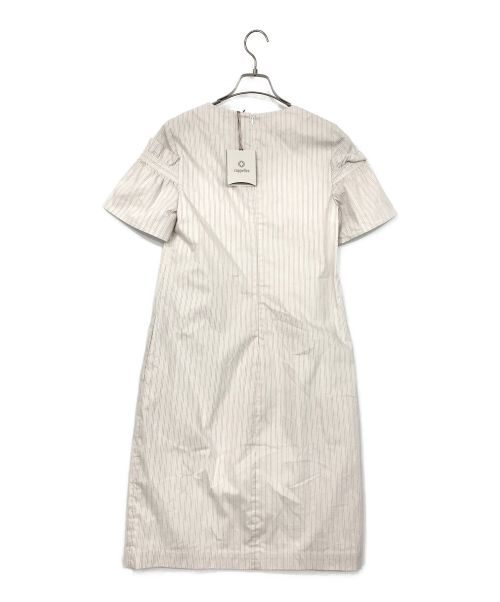 Cappellini（カッペリーニ）Cappellini (カッペリーニ) カットソーワンピース ベージュ×ホワイト サイズ:SIZE 40 未使用品の古着・服飾アイテム