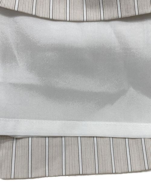 Cappellini（カッペリーニ）Cappellini (カッペリーニ) カットソーワンピース ベージュ×ホワイト サイズ:SIZE 40 未使用品の古着・服飾アイテム