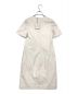 Cappellini (カッペリーニ) カットソーワンピース ベージュ×ホワイト サイズ:SIZE 40 未使用品：6800円