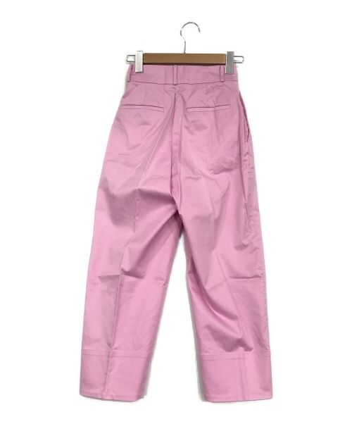 DRAWER（ドゥロワー）DRAWER (ドゥロワー) コットンギャバパンツ ピンク サイズ:SIZE 34の古着・服飾アイテム