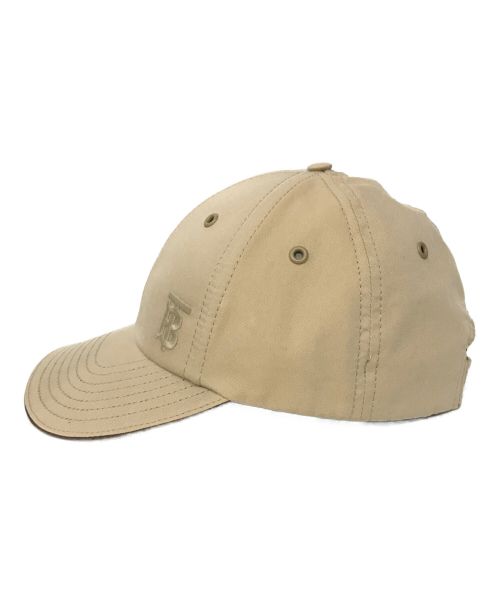 BURBERRY（バーバリー）BURBERRY (バーバリー) モノグラムモチーフ トロピカルギャバジン ベースボールキャップ ベージュ サイズ:SIZE S　Pの古着・服飾アイテム