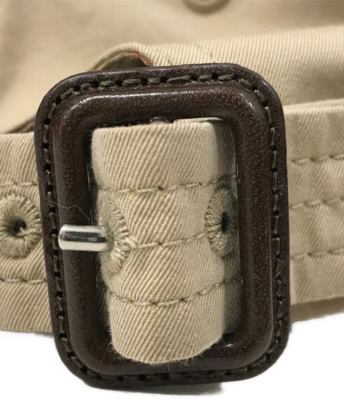 BURBERRY（バーバリー）BURBERRY (バーバリー) モノグラムモチーフ トロピカルギャバジン ベースボールキャップ ベージュ サイズ:SIZE S　Pの古着・服飾アイテム