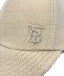 中古・古着 BURBERRY (バーバリー) モノグラムモチーフ トロピカルギャバジン ベースボールキャップ ベージュ サイズ:SIZE S　P：13000円