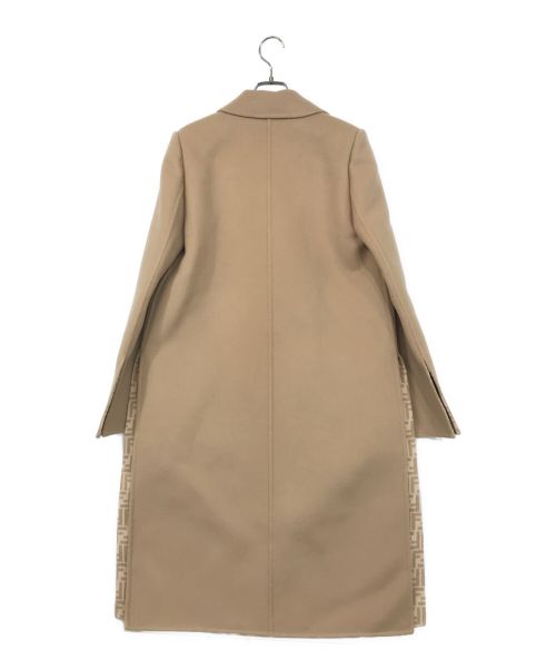 FENDI（フェンディ）FENDI (フェンディ) ミンクファーポケットダブルコート ベージュ サイズ:SIZE 36の古着・服飾アイテム