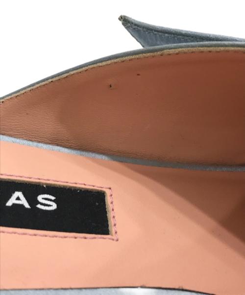 ROCHAS（ロシャス）ROCHAS (ロシャス) サテンサンダル スカイブルー サイズ:36の古着・服飾アイテム