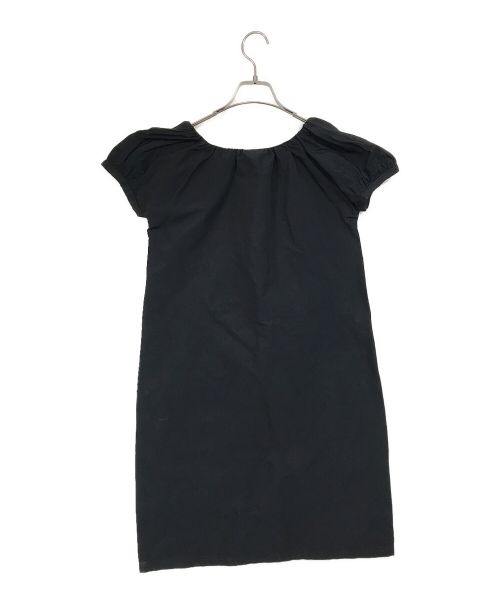 JIL SANDER NAVY（ジルサンダー ネイビー）JIL SANDER NAVY (ジルサンダー ネイビー) Vネックワンピース ネイビー サイズ:SIZE 34の古着・服飾アイテム