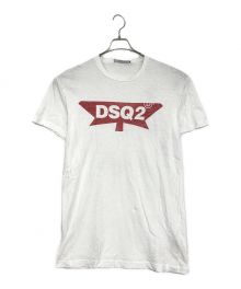 DSQUARED2（ディースクエアード）の古着「プリントTシャツ」｜ホワイト