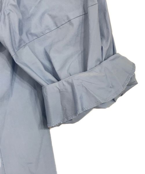 allureville（アルアバイル）allureville (アルアバイル) タイプライタースラッシュネックシャツ ブルー サイズ:SIZE 2の古着・服飾アイテム