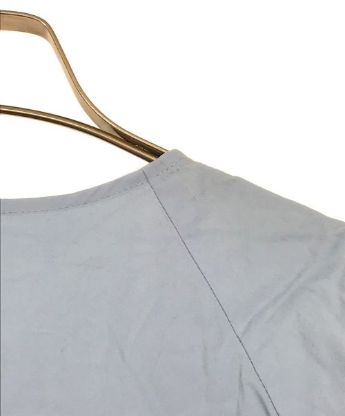 allureville（アルアバイル）allureville (アルアバイル) タイプライタースラッシュネックシャツ ブルー サイズ:SIZE 2の古着・服飾アイテム