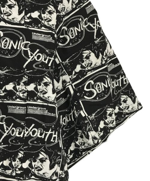 Hysteric Glamour（ヒステリックグラマー）Hysteric Glamour (ヒステリックグラマー) SY/UG PATTERN柄 オープンカラーシャツ ブラック サイズ:SIZE　Sの古着・服飾アイテム