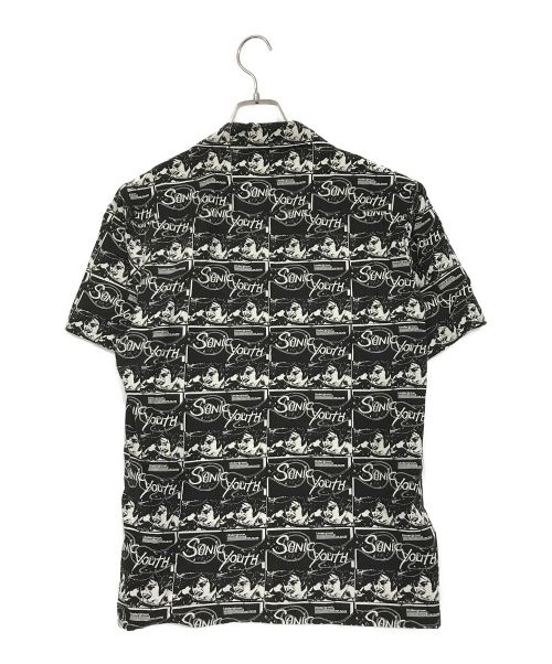 Hysteric Glamour（ヒステリックグラマー）Hysteric Glamour (ヒステリックグラマー) SY/UG PATTERN柄 オープンカラーシャツ ブラック サイズ:SIZE　Sの古着・服飾アイテム