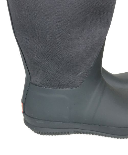 HUNTER（ハンター）HUNTER (ハンター) オリジナルロールトップシェルパブーツ ネイビー サイズ:UK6の古着・服飾アイテム