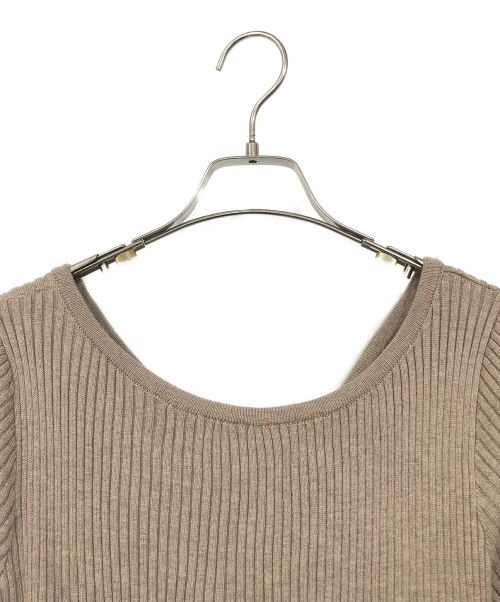 ACYM（アシーム）ACYM (アシーム) Back cross slit ワンピース ブラウン サイズ:SIZE　XSの古着・服飾アイテム