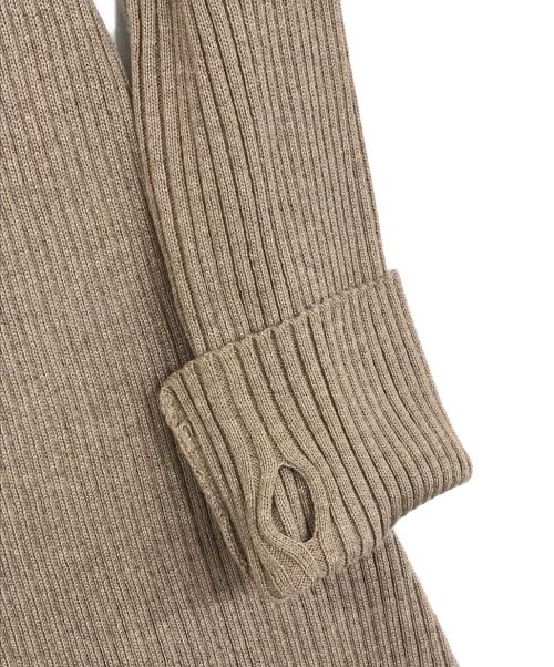 ACYM（アシーム）ACYM (アシーム) Back cross slit ワンピース ブラウン サイズ:SIZE　XSの古着・服飾アイテム