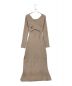 ACYM (アシーム) Back cross slit ワンピース ブラウン サイズ:SIZE　XS：3000円
