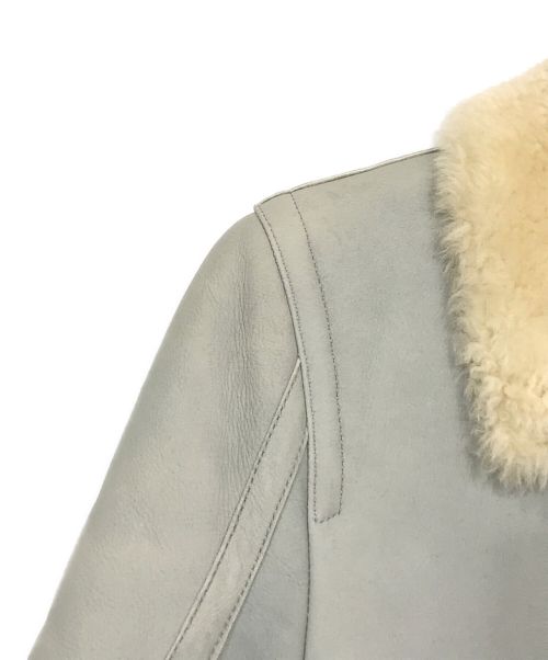 GUCCI（グッチ）GUCCI (グッチ) ムートンジャケット グレー サイズ:SIZE 44の古着・服飾アイテム