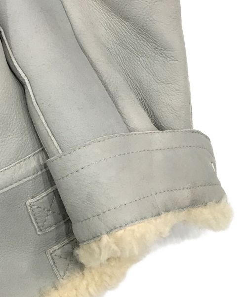 GUCCI（グッチ）GUCCI (グッチ) ムートンジャケット グレー サイズ:SIZE 44の古着・服飾アイテム