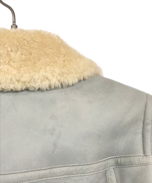 GUCCI（グッチ）GUCCI (グッチ) ムートンジャケット グレー サイズ:SIZE 44の古着・服飾アイテム