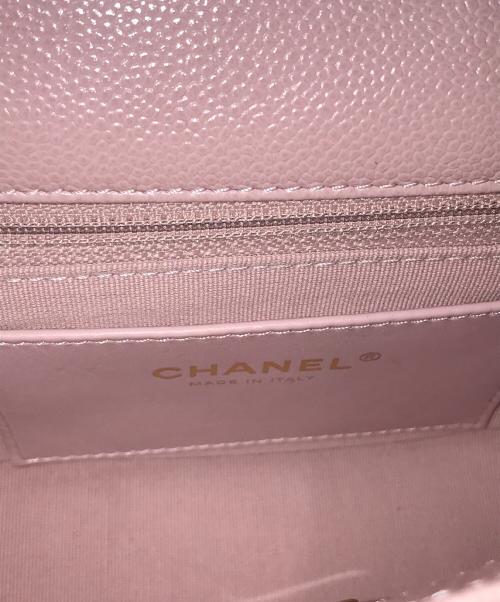CHANEL（シャネル）CHANEL (シャネル) マトラッセキャビアスキンチェーンショルダーバッグ ピンクの古着・服飾アイテム