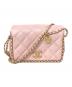 CHANEL（シャネル）の古着「マトラッセキャビアスキンチェーンショルダーバッグ」｜ピンク