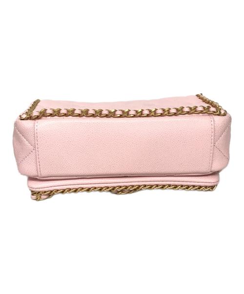 CHANEL（シャネル）CHANEL (シャネル) マトラッセキャビアスキンチェーンショルダーバッグ ピンクの古着・服飾アイテム