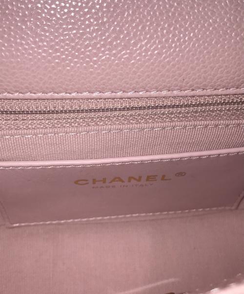 CHANEL（シャネル）CHANEL (シャネル) マトラッセキャビアスキンチェーンショルダーバッグ ピンクの古着・服飾アイテム