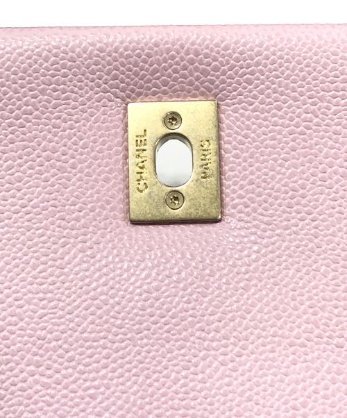 CHANEL（シャネル）CHANEL (シャネル) マトラッセキャビアスキンチェーンショルダーバッグ ピンクの古着・服飾アイテム