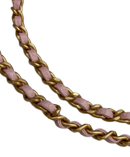 CHANEL（シャネル）CHANEL (シャネル) マトラッセキャビアスキンチェーンショルダーバッグ ピンクの古着・服飾アイテム