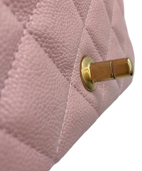 CHANEL（シャネル）CHANEL (シャネル) マトラッセキャビアスキンチェーンショルダーバッグ ピンクの古着・服飾アイテム