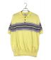 MSGM（エムエスジーエム）の古着「ニットポロシャツ」｜イエロー