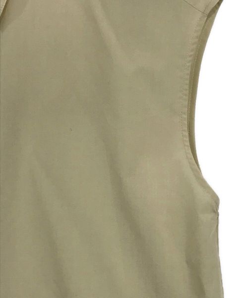 Mila Owen（ミラオーウェン）Mila Owen (ミラオーウェン) ノースリーブシャツ ベージュ サイズ:size 0の古着・服飾アイテム