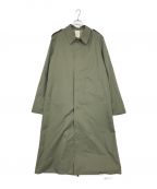 blizzandブリザンド）の古着「ステンカラーコート」｜カーキ