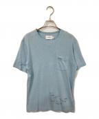COACHコーチ）の古着「ポケットTシャツ」｜ブルー