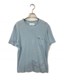 COACH（コーチ）の古着「ポケットTシャツ」｜ブルー
