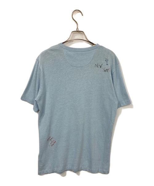 COACH（コーチ）COACH (コーチ) ポケットTシャツ ブルー サイズ:Sの古着・服飾アイテム
